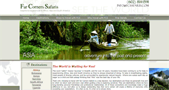 Desktop Screenshot of farcornerssafaris.com